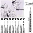 thumbnail image 2 of TFixol9 Micro-Pen Precision Fineliner Waterproof Archival Ink Pens Fine Point Line Pen for Art Watercolor Sketching Anime Manga Office Documents Art Drawing Supplies, 2 of 7