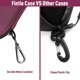 thumbnail image 4 of Funda para gafas de sol Fintie Hard EVA Shell a prueba de golpes, color morado oscuro, 4 of 9