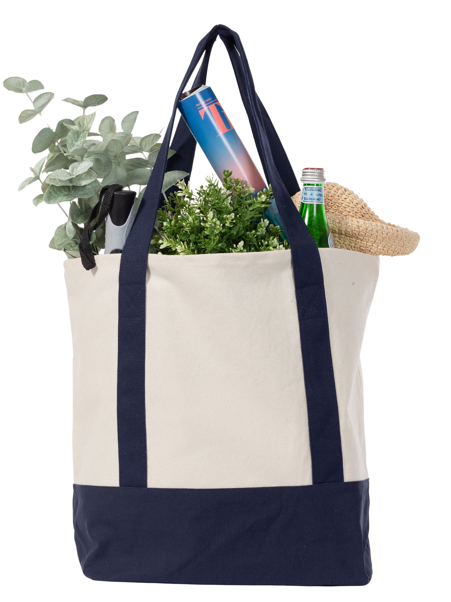 Planet E Canvas Tote Bag, Reusable Grocery Bag, Shopping Bag Eco-Friendly