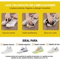 thumbnail image 4 of MNJKJHL Kit de Linikempieza para Tenis, Limpiador de Tenis con Limpieza en Seco, Limpieza Profunda, Simple, No T&oacute;xico, Secado R&aacute;pido, incluye cepillo suave, cepillo r&iacute;, 4 of 7
