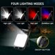 thumbnail image 3 of Paquete de 2 mini linterna LED con llavero, luz de trabajo recargable USB-C de 1000 lúmenes, abridor de botellas e imán, 4 modos de inspección a prueba de agua para reparación de campamentos [Clase de, 3 of 5