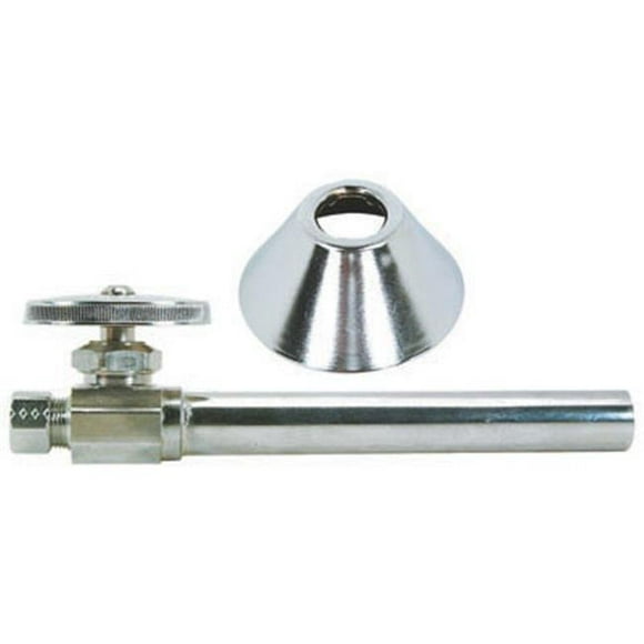 CS41BX C1 .50 x .37 in. Chrome, Straight Valve