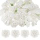 thumbnail image 1 of Cabezas de Flores Artificiales de 40 Paquetes, Cabeza de Peonía de Seda Falsa de 3.15" para Decoraciones, Flores de Peonía Falsas Sin Tallo [Blanco], 1 of 1