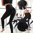 thumbnail image 3 of Leggings Anticellulite pour Femmes, Froncés, Effet Rehausseur, Leggings de Gym pour Femmes, Taille Haute, 3 of 5