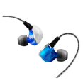 thumbnail image 2 of Auriculares Auriculares con cable oído Auriculares con monitor películas Cancelación de ruido con micrófonos Controladores Azul, 2 of 6