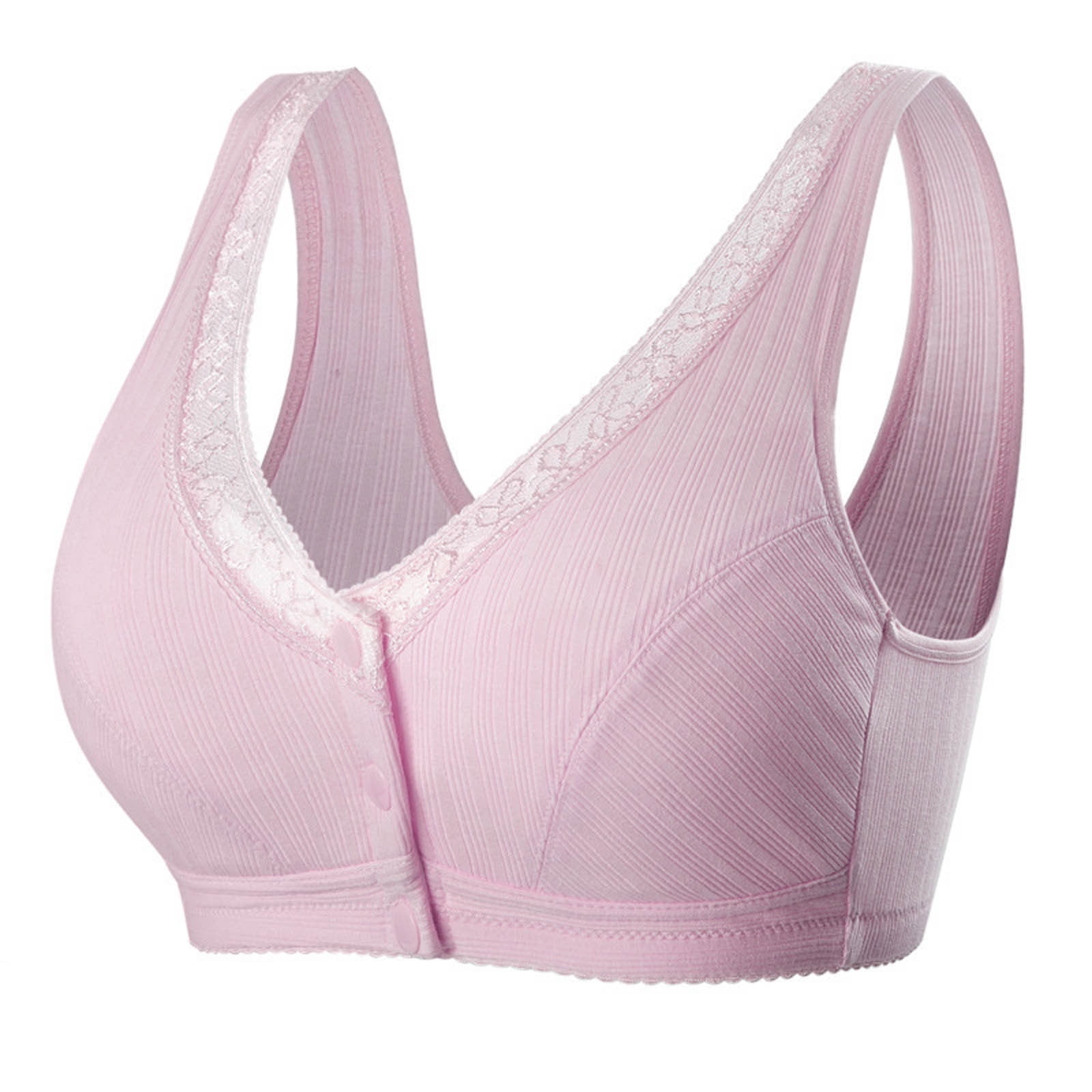 SELONE 2023 Nursing Bras No Underwire Maternity Lightly Ladies Without  Steel Rings Large Size Lingerie Nursing Bras for Breastfeeding Everyday Bras  for Women Sports Bras for Women Push Up Bras Pink L 