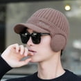 thumbnail image 2 of TELOLY Beanies Hats Men Soft and Comfortable Mens Beanies Good Breathability Winter Hats for Men Light Gray, 2 of 2