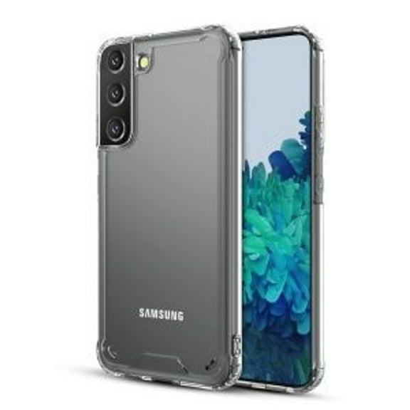 Sturdy Gummy Case Cover for Samsung Galaxy S22 Plus - Highly Transparent Clear / Transparent Clear