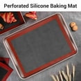 thumbnail image 2 of Perforated Silicone Baking Mat Non-Stick Baking Oven Sheet Liner for Cookie /Bread/ Macaroon/Biscuits Kitchen Tools, 2 of 8