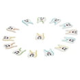 thumbnail image 4 of Clothes Button, Multifunction 100Pcs 2-Hole Cute Wooden Buttons Button Cartoon Clothing Accessories Mixed Color Exquisite Workmanship  For Scrapbook Decor, 4 of 8