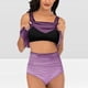 thumbnail image 1 of Traje de baño de 2 piezas para mujer, trajes de baño para mujer, conjunto de traje de baño con volantes para mujer, 1 of 6