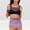 Purple, variant on LEBONYARD Bikini Top & Skirt Bottom Two Piece Swimsuits for Women Modest,Women's Ruffled Swimsuit Set Purple S