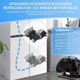 thumbnail image 2 of GUYUTING Refrigerator Water Valve Replaces W10498976 Accurate Control Durable Long Lasting Refrigerator Part for Maytag Kenmore, 2 of 7