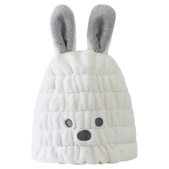 Gorro de toalla de secado rápido para niños | Gorro de baño absorbente de microfibra y terciopelo coral con lindas orejas | Toalla de secado rápido para niños y niñas después del baño o la natación