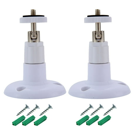 xinxinxx 2pcs Adjustable Camera Wall Mount Rotation Indoor Outdoor ...