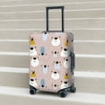 thumbnail image 5 of Uemuo Cute Hand Drawn Bear Printed Washable Luggage Cover - Fashion Suitcase Protector Fits 18-32 Inch Luggage -X-Large, 5 of 9