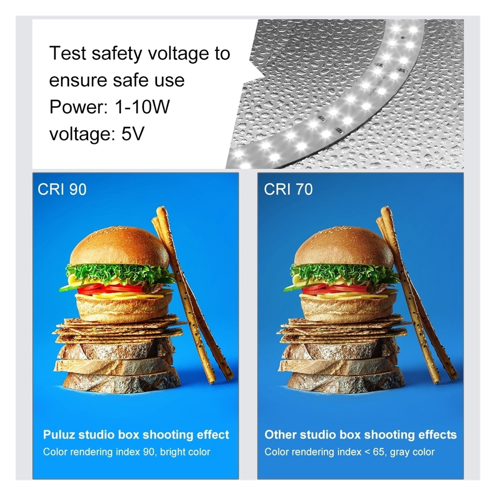 Softbox 3 Color Light Modes Lightbox Dimmable Led Ring Light Box Photo Lighting Studio Shooting Tent Box 6 Color Backdrops ,Professional Equipment