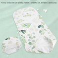 thumbnail image 4 of Swaddle Wrap Recién Nacido Que Recibe La Manta Con El Sombrero Set Baby Wrap Que Recibe La Manta Sac para Los Recién Nacidos(Hojas) abrigos para bebés Spptty no, 4 of 6