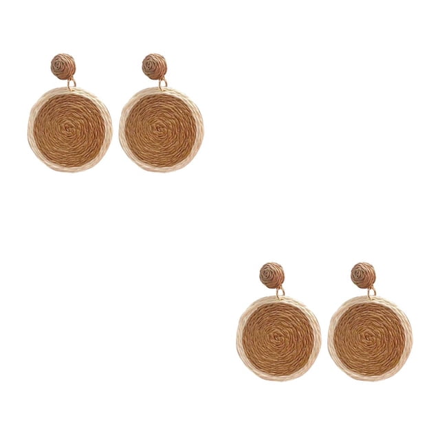 Minnieouse 1 par de pendientes de gota, joyería de vacaciones en la playa, regalo personalizado azul Café 2piezas Minnieouse CBP264589