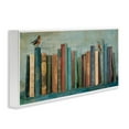 Stupell Industries Books And Birds Bookshelf Painting Animals & Insects