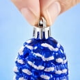thumbnail image 4 of Christmas Tree Faux Pinecone Ornaments Set of 5, Glitter Hanging Faux Pine Cone Ornaments for for Xmas Tree Decor, 4 of 7