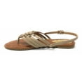 thumbnail image 2 of Victoria K Women's Braided And Rhinestone Sandals, 2 of 3