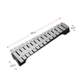thumbnail image 2 of 15-Note Xylophone Glockenspiel Wooden Base Aluminum Bars with Mallets Percussion Musical Instrument Gift with Carrying Bag, 2 of 4
