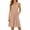 Orange, variant on Bxsruta Women's V Neck Sleeveless Striped Midi Dress Casual A Line Tank Dress with Pockets Lightweight Breathable Pull on Flowy Summer Comfortable Everyday Dress