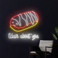 thumbnail image 2 of Handmadetneonsign Eclair About You Neon Sign, Eclair Bakery Wall Art Decor, Bakery Wall Decor, 2 of 5