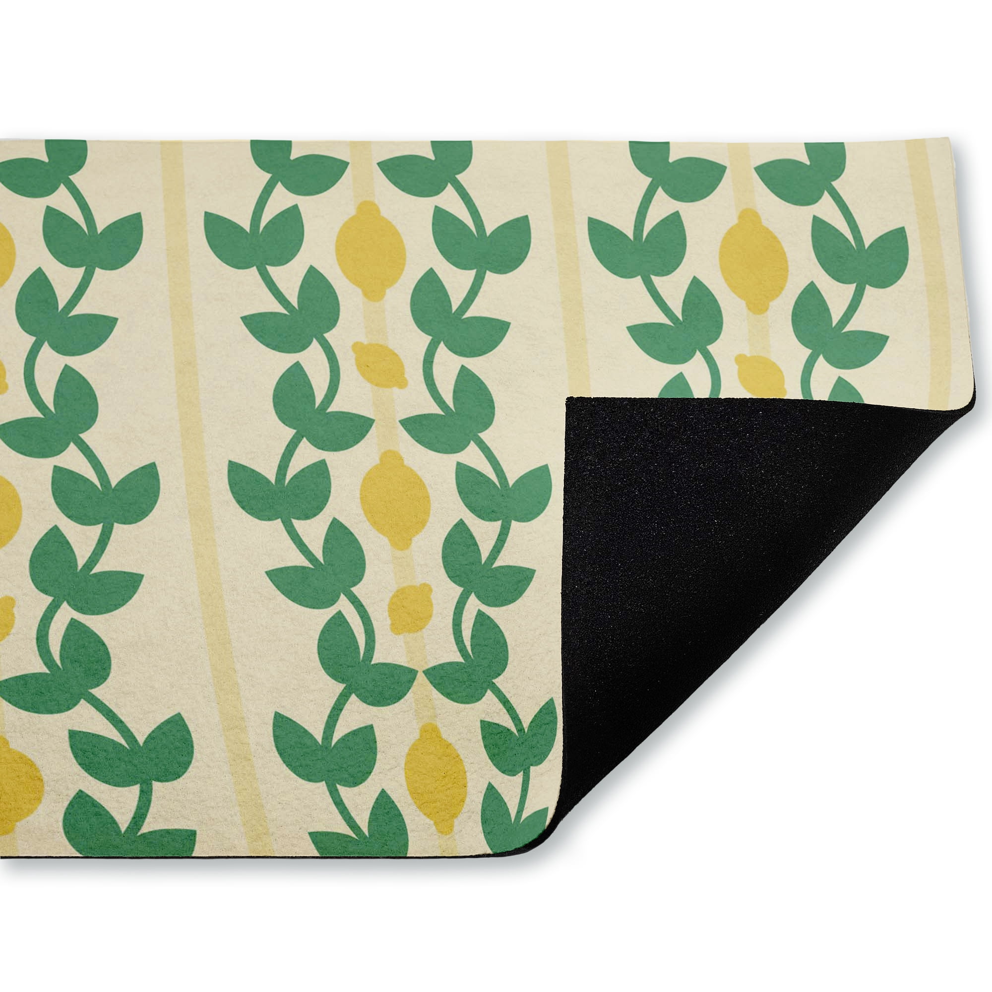 Stupell Industries Yellow Lemon Vines Printed Outdoor Door Floor Mat, design by Lil' Rue