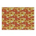 thumbnail image 1 of Orange Cutting Board, Gerbera Flowers Petals in Graphic Style Vibrant Summer Nature Design, Decorative Tempered Glass Cutting and Serving Board, Small Size, Orange Yellow Scarlet, by Ambesonne, 1 of 1