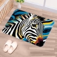 thumbnail image 5 of Zebra Polyester Non-Slip Machine Washable Floor Rug Indoor Rug - Best Office Mat at Amazon, 5 of 6
