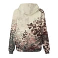 thumbnail image 5 of Gubotare Camo Hoodie Kids Cute Hoodies Maple Leaf Print Oversized Drop Shoulder Fleece Hooded Sweatshirt Pullover With Pocket (Beige, 2-3 Years), 5 of 7