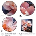 thumbnail image 3 of Designart "Pink Peonies Charm II" Floral Floater Framed Canvas Art Print, 3 of 7
