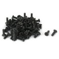 thumbnail image 1 of Unique Bargains M3 x 10mm Metric Hex Socket Countersunk Flat Head Screw Bolts Black 100PCS, 1 of 1