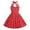 Y37-White, variant on PRfgtbd 1950S Vintage Dresses For Girs Polka Dot Print Dress Summer Sleeveless Halter Neck Swing Dress Girls Retro Dress Casual Sundress Cute