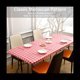 thumbnail image 5 of 3 Piezas de Mantel Ajustado para Mesa, Cubierta de Mesa de Picnic de Vinilo EláStico Impermeable con Forro de Franela (Rojo), 5 of 7