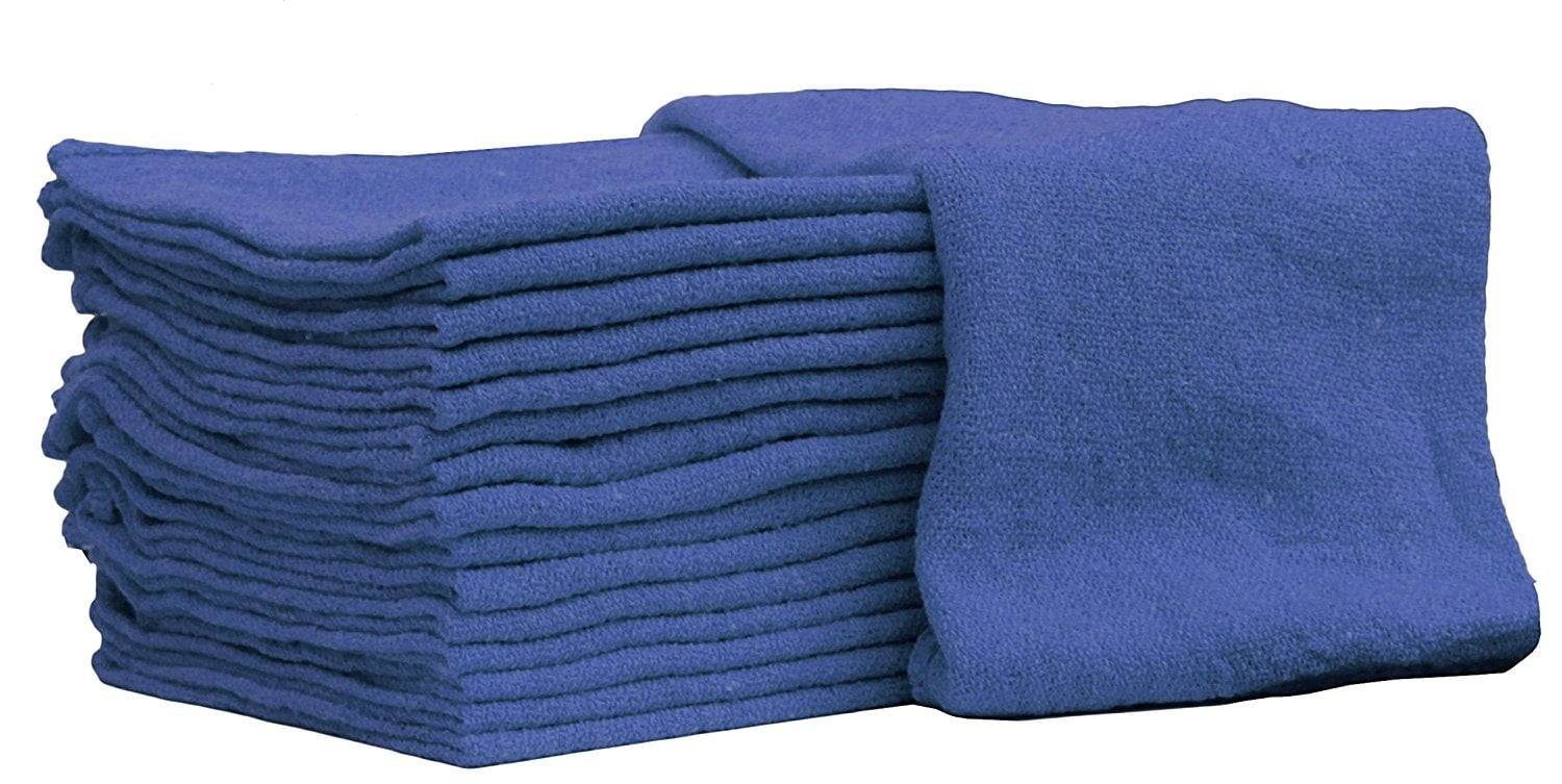 Talvania Shop Towels Pack of 50 Reusable Cleaning Rags Durable