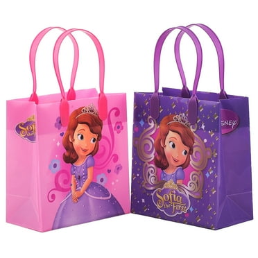 Disney Princess Sofia  12 Reusable Party Favors Small Goodie Gift Bags 6"