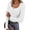 White, variant on ANRABESS Women's Long Sleeve Shirts Fall Henley Top Soft Ribbed Knit Button Up Slim Fitted T-Shirts Layering Basic Tee Trendy Casual Going Out Fall Outfits Fashion Clothing Black Medium