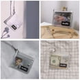 thumbnail image 2 of Cartera transparente para mujer, monedero plegable con cordón, estuche de identificación con monedero de gelatina, plateado, pequeño, cartera plegable MFZFUKR CZJJ-YX51, 2 of 6