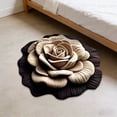 thumbnail image 3 of ERK 1Pcs 3D Floral Area Rug Non Slip Floor Mat For Living Room And Entryway, 3 of 5