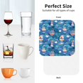thumbnail image 6 of Kdxio Watercolor Ships Funny Coasters,4 Pcs Leather Coasters,Housewarming Gifts,Protect Furniture from Water Marks Scratch and Damage, 6 of 6