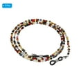 thumbnail image 3 of Unique Bargains Eyeglass Strap 2 Pack Adjustable Eye Glasses Holder Chains Bead String Sunglasses Eyewear Retainer Multicolor, 3 of 6