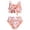 A-Orange130, variant on JAJAHO Summer Toddler Baby Girls Swimsuits Reversible Wear 2 Piece Bikini Set 6M-4Y Cartoon Printed Twist Front Cute Cozy Swimwear