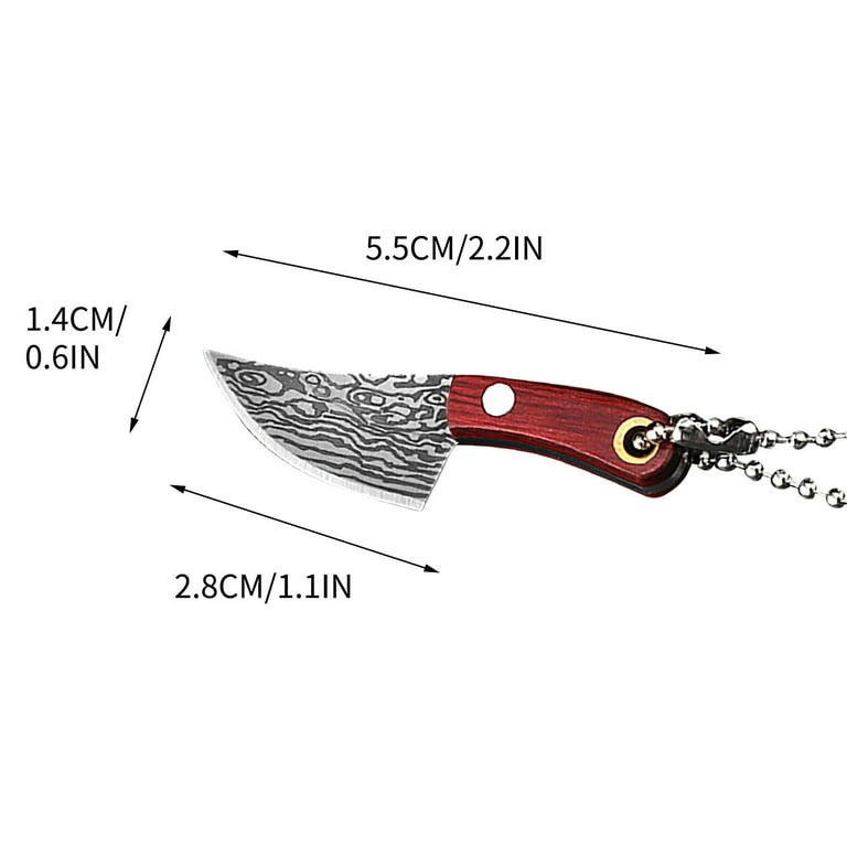 Kitchen Knife Keychain Portable Real Blade Letter Cutter Knives Access –  Knife Depot Co.