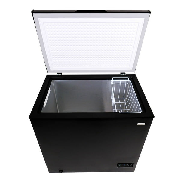 【Euma】Black inc FifryC Impecca 1.1 cu. ft. Mini Upright Freezer in Black FC-1110K