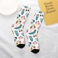 thumbnail image 4 of Uemuo Cartoon Animals Printed Kids Boys Socks Seamless Crew Socks Crazy Funny Athletic Sport Socks for Children, 4 of 6