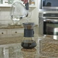 thumbnail image 1 of Cafe Brew PO108 BLACK 8 Cup Pour-Over Coffeemaker with Permanent Filter, 40 oz, Black, 1 of 3