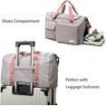 thumbnail image 3 of Bolsa de gimnasio pequeña para mujer, bolsa de viaje nocturna con compartimento para zapatos y bolsillo húmedo, 3 of 4